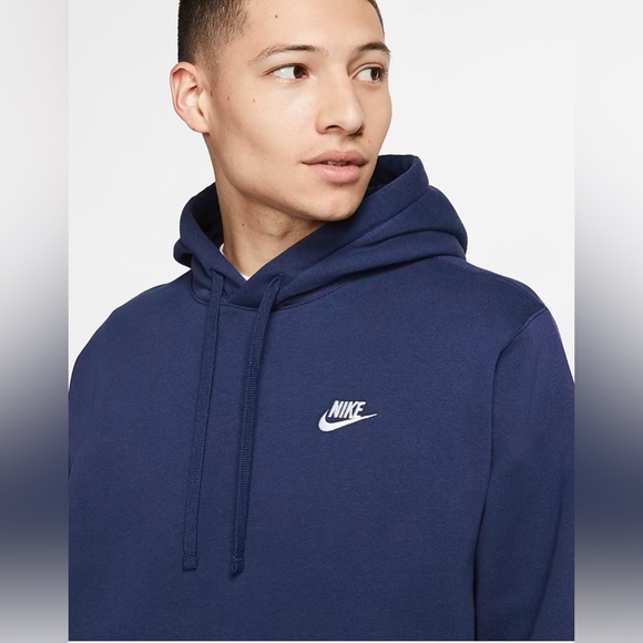 Nike Sportswear Club Fleece Men's Pullover Hoodie Sweatshirt Size XL FV4049-451 - Picture 6 of 9